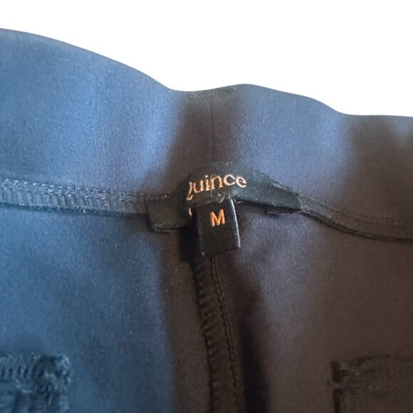 Quince Navy Blue Pull-On Cropped Length Pants Slacks Stretch Pointe Medium P - Picture 11 of 11